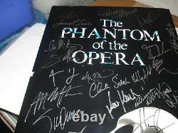 Affiche Signée Phantom Of The Opera 2011 Broadway Cast, Majestic Theater Nyc