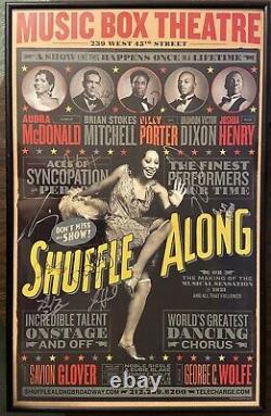 Affiche de fenêtre Shuffle Along signée par Billy Porter, membre original de la distribution de Broadway.