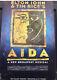 Affiche De Fenêtre Signée Par La Distribution Originale Du Musical Broadway Aida 2000 Disney