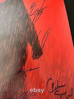 Affiche de film signée par le casting de Batman, première rare, COA autographe