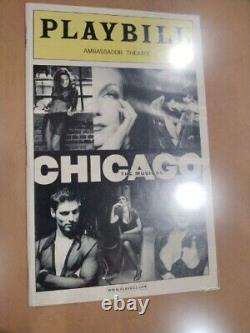 Affiche de théâtre de Broadway Chicago sur Broadway Cast-Signed! NYC