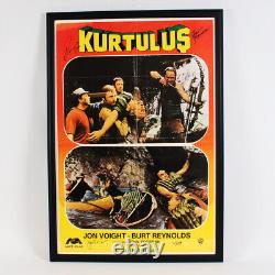 Affiche dédicacée du casting de Délivrance version turque (4) Burt Reynolds, Jon