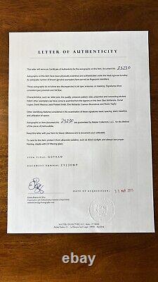 Affiche encadrée 11X17 signée par 8 acteurs de Gotham McKenzie Pinkett-Smith avec certificat d'authenticité et lettre d'authenticité