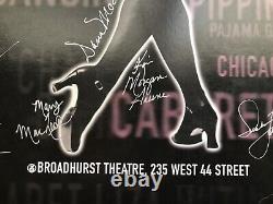 Affiche originale FOSSE de Broadway, Théâtre Broadhurst, NYC. SIGNÉE par la distribution.