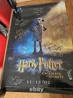 Affiche originale signée Harry Potter par les membres du casting
