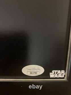 Affiche signée de la saison 7 des Clone Wars JSA 4 membres Ashley Matt Dee James