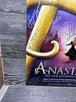 Anastasia, Première Tournée Nationale, Carte d'affichage/affiche de Broadway, Signée par la Distribution