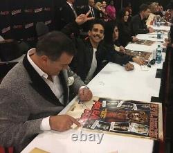 Ash Vs Evil Dead Casting De 5 Signé Autographié 16x24 Affiche Nycc 2017 Exclusive
