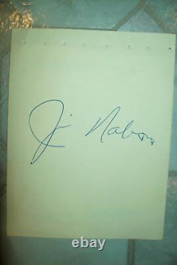 Autographes Originaux Signés À La Main De La Distribution De The Andy Griffith Show