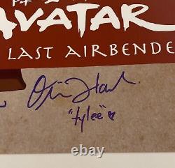 Avatar Dernier Airbender Cast X7 Signé 16x20 Authentic Autographied Photo Jsa Coa