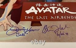 Avatar Le Dernier Maître de l'Air Cast x7 Signé 16x20 Photo Authentique Autographiée JSA COA