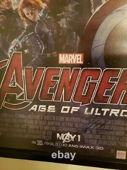 Avengers Age Of Ultron Cast Signed (18) Premiere Movie Poster 40x27 Holo Coa