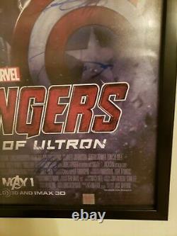 Avengers Age Of Ultron Cast Signed (18) Premiere Movie Poster 40x27 Holo Coa