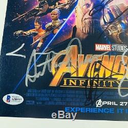 Avengers Cast Infinity War Signe 11x17 Photo Bas Loa Johansson Scarlett # A58449