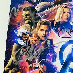 Avengers Cast Infinity War Signe 11x17 Photo Bas Loa Johansson Scarlett # A58449