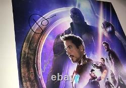 Avengers Infinity War Cast X4 Signé 12x18 Photo En Person Autographe Jsa Coa