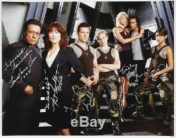 Battlestar Galactica Jsa Cast 7 Signatures Autographes Signées 11x14 Photo