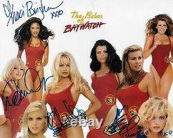 Baywatch Cast Of 4 Photo Originale Autographiée 8x10 Signée Au Hollywood Show