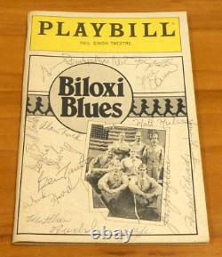 'Blues de Biloxi (Matthew Broderick) Programme signé par la distribution avec lettre complète de JSA'