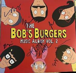 Bob's Burgers Cast Signed Autographied Lp The Bob's Burgers Musique Album Volume 2