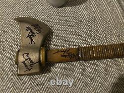 Buffy The Vampire Slayer Prop Style En Bois Cast Signé Axe Coa