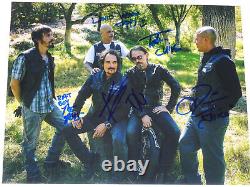 CAST DE SONS OF ANARCHY SIGNE PHOTO AUTOGRAFIÉE 11x14 COATES FLANAGAN ROSSI NICO