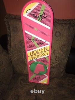 Cast Back To The Future Signé Hoverboard Hoverboard 5 Signatures Fox Autographe Gale