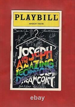 Cast Signed Playbill Joseph & The Amazing Technicolor Dreamcoat Broadway Nov'93