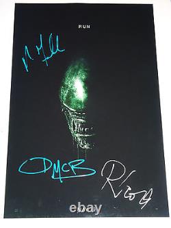 Casting d'Alien Covenant signé Autographié Photo 12x18 Fassbender Scott Mcbride Rare