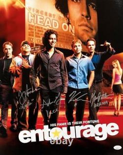 Casting d'Entourage signé 16x20 Photo de célébrité d'Entourage Adrien Grenier & Autres JSA ITP