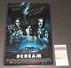Casting De Scream Signé, Autographe 11x17 Jsa Coa X4 Neve Skeet Jackson Madison