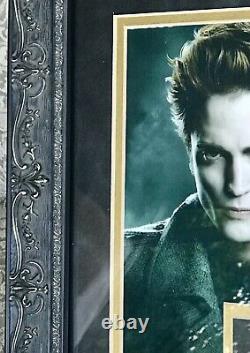 Châssis Personnalisé Twilight Cast Signé Plaque Autographiée Photo Stewart Pattinson +