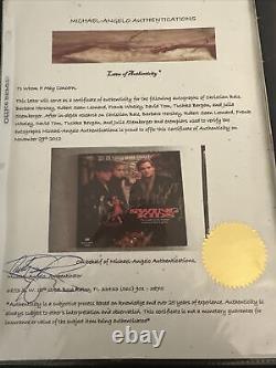 Christian Bale Vintage Cast Signé Swing Kids 1993 COA Frank Whaley