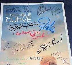 Clint Eastwood Timberlake +8 Distribution Signée Programme du Film Trouble avec la Courbe
