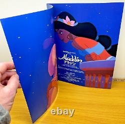 Communiqué de presse du film Aladdin de Disney avec la distribution signée par 17 autographes de Robin Williams