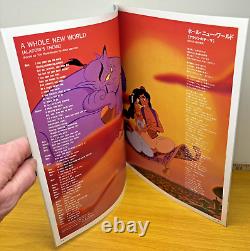 Communiqué de presse du film Aladdin de Disney avec la distribution signée par 17 autographes de Robin Williams