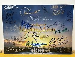 Crépuscule Révélation Partie 2 Affiche du film avec la signature authentique de 19 membres du casting et lettre d'authenticité (LOA)