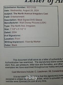 DVD signé par le casting de Disney North Avenue Irregulars Cloris Leachman Herrmann Jsa Loa