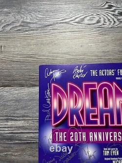 Dreamgirls, 20e anniversaire, affiche de Broadway signée par le casting. Headley, White