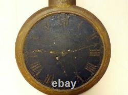 Early 19th Century Montre Fusee Horloge Réparation De Bijoux Panneaux Commerciaux Bois Et Fonte De Fer