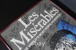 Encadré Les Misérables Affiche Originale de la comédie musicale de Broadway 14x22 Signée par la distribution 1995-97