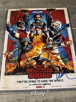 Équipe de Suicide Squad Film CAST SIGNED 8x10 PHOTOGRAPH Autographed Dual COAs