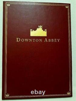 Film De Downton Abbey Scénario Script Signé Maggie Smith & Cast Leather Promo