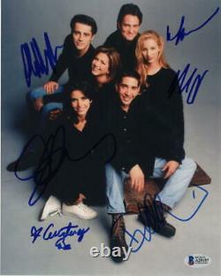 Friends Full Cast Signed Autograph 8x10 Photo Courtney Cox, Jennifer Aniston +