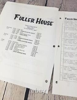 Fuller House Episode 101 Signé Tir Draft Scénario John Stamos Bob Saget Cast