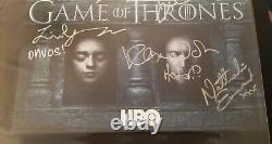 Game Of Thrones 2016 Affiche Signée 13x20 X Sdcc Comic Con Sophie Turner++