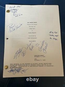 Garçon Rencontre World Train Of Fools Tv Show 1995 Script Autographié Par Cast Fishel