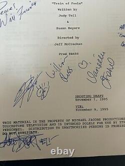 Garçon Rencontre World Train Of Fools Tv Show 1995 Script Autographié Par Cast Fishel