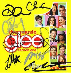 Glee Cast CD Dédicacé Lea Michele Cory Monteith Coa