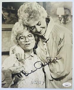 Golden Girls Cast Bea Estelle Rue Betty Signé Autographe 8x10 Photos Jsa